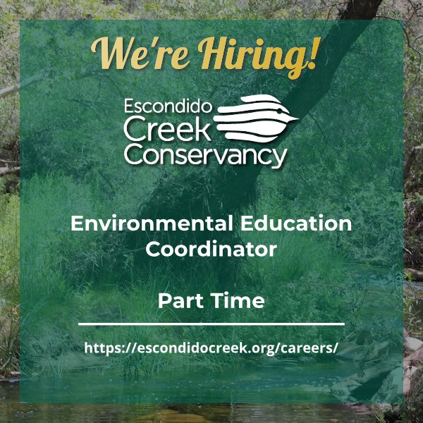 environmental education coordinator open job position
